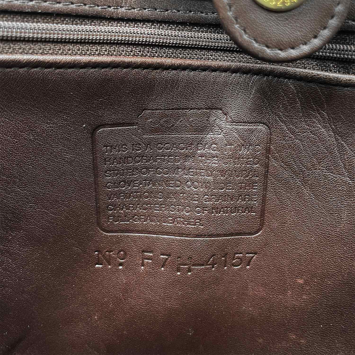 COACH コーチ オールド トートバッグ ショルダー 4157 ブラウン