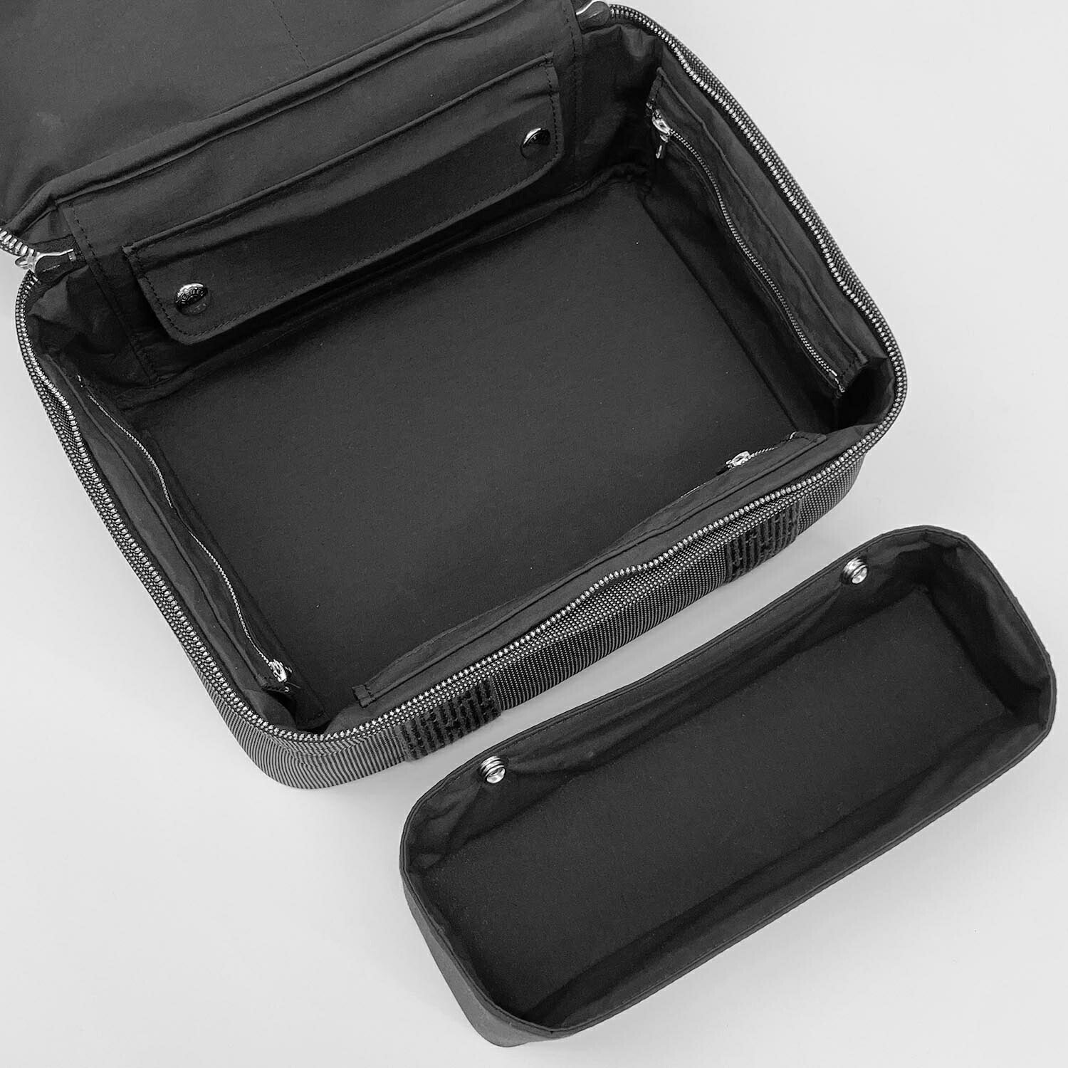 美品 HERMES エルメス エールライン バニティバッグ 収納 トラベル