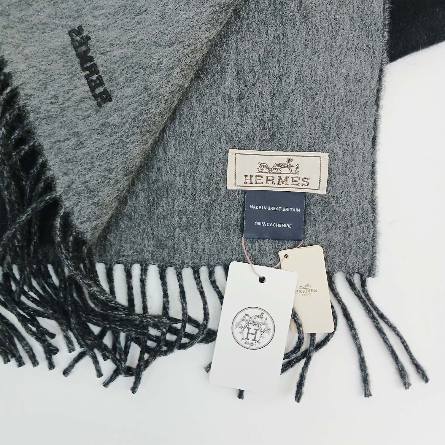 HERMES カシミヤ マフラー
