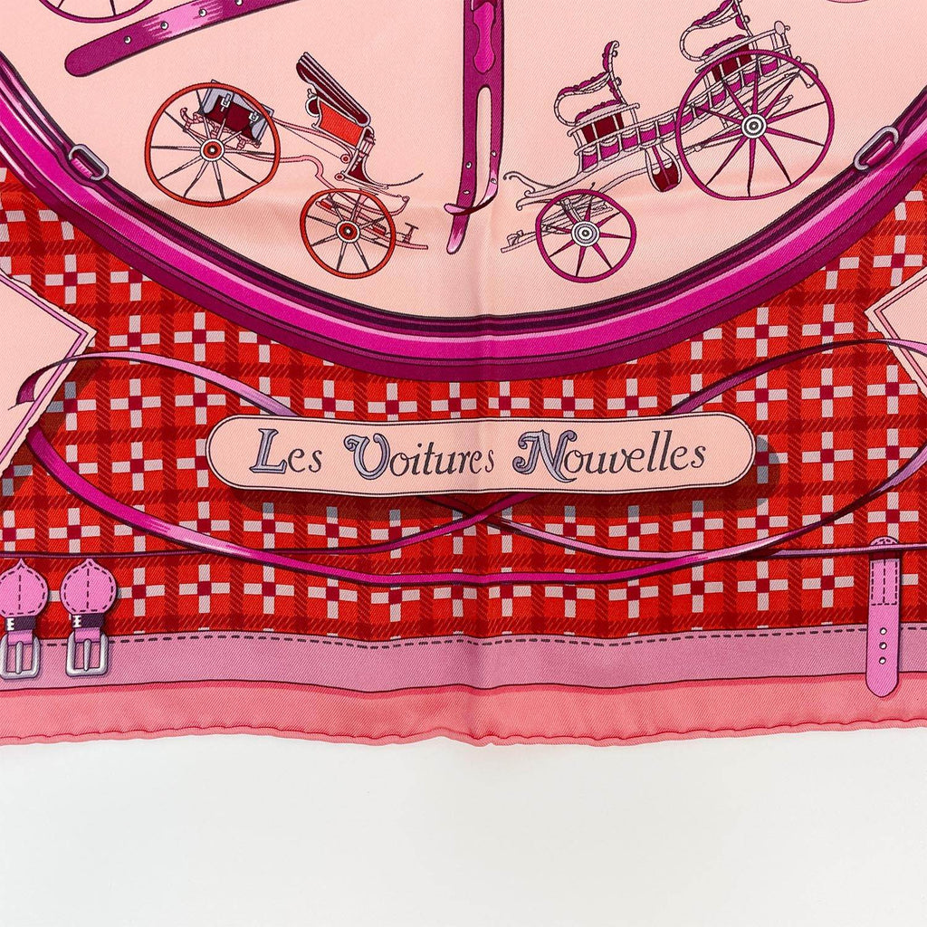 HERMES エルメス カレ65 Les Voitures Nouvelles 馬車の変遷 スカーフ