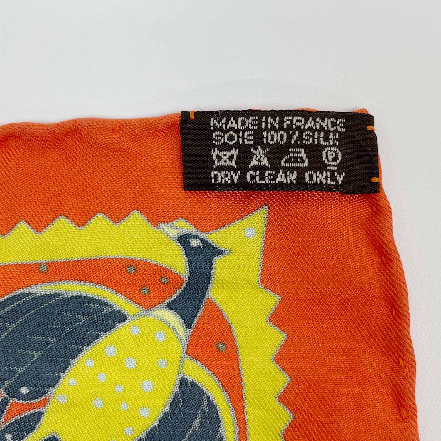 HERMES エルメス カレ90 スカーフ ORS BLEUS D'AFRIQUE 動物 魚 鳥 馬