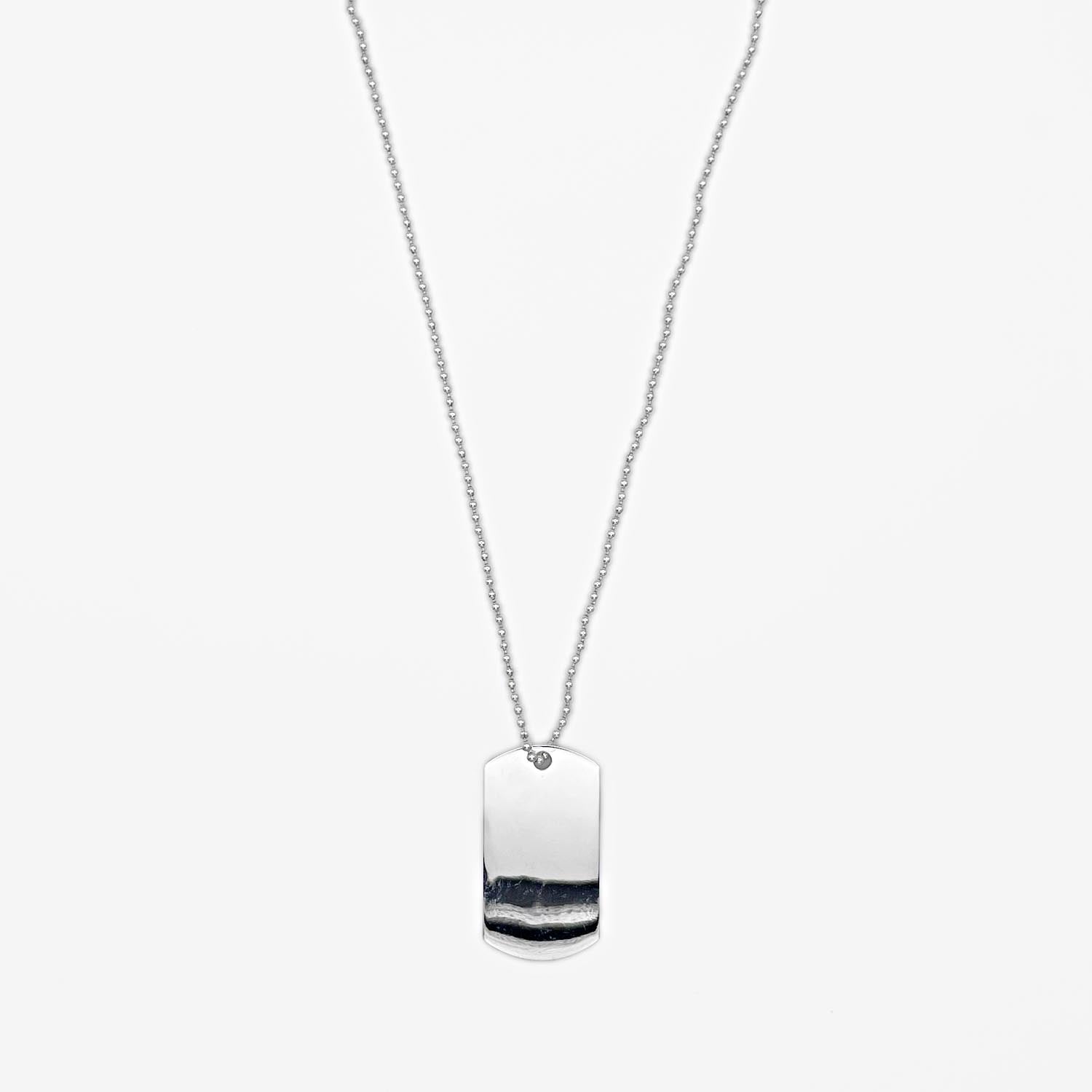 GUCCI グッチ ドッグタグ プレート ネックレス SV925 ペンダント