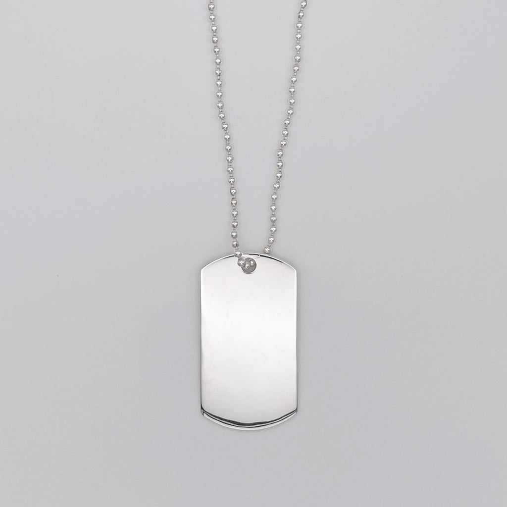GUCCI グッチ ドッグタグ プレート ネックレス SV925 ペンダント