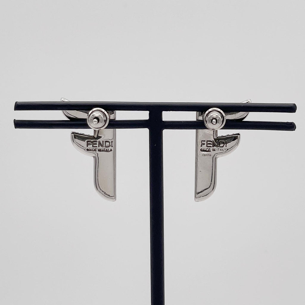 FENDI フェンディ FFロゴ ラインストーン ピアス