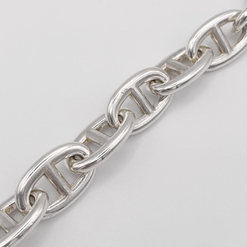 HERMES エルメス ブレスレット TGM 11コマ シェーヌダンクル 19G AG925 99.4g