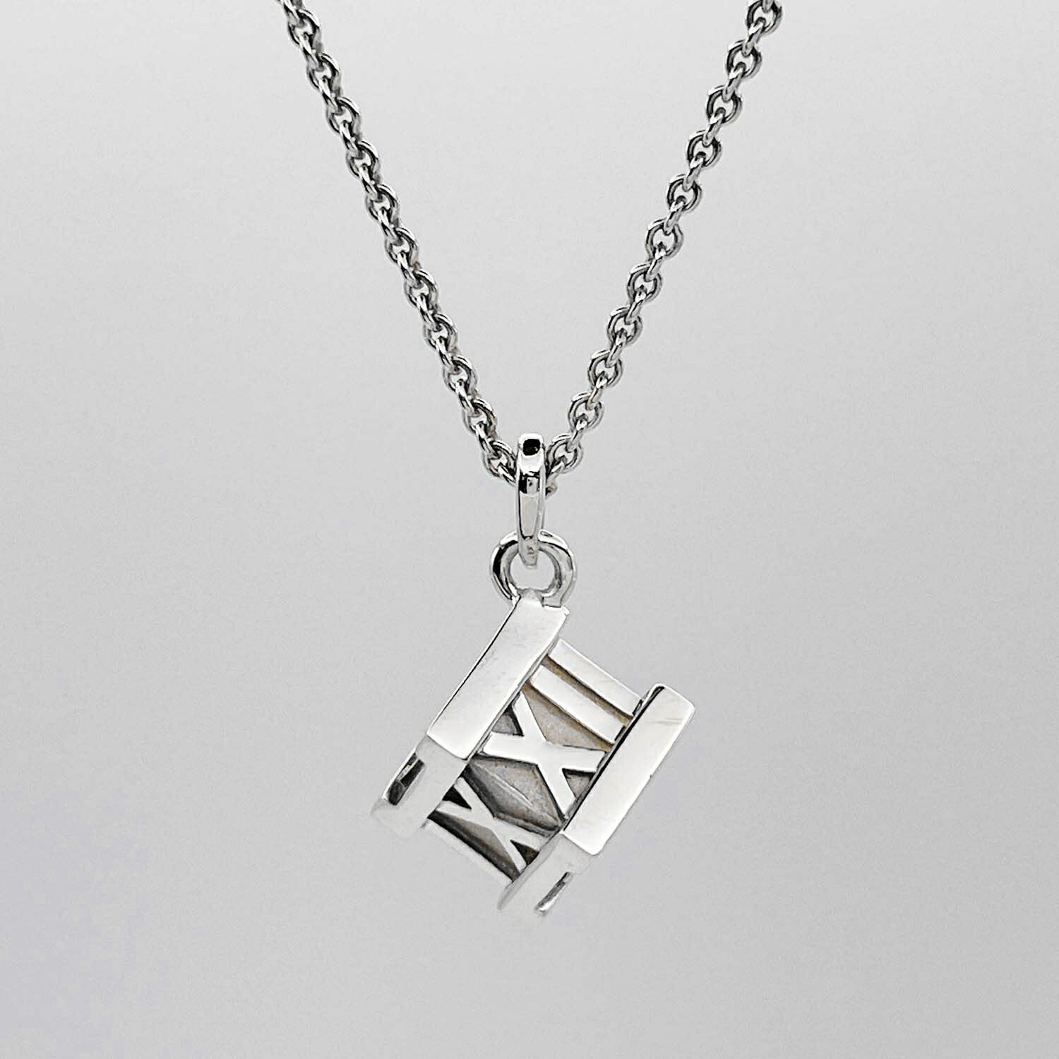 新品仕上済 Tiffany&Co. ティファニー アトラス キューブ ネックレス SV925