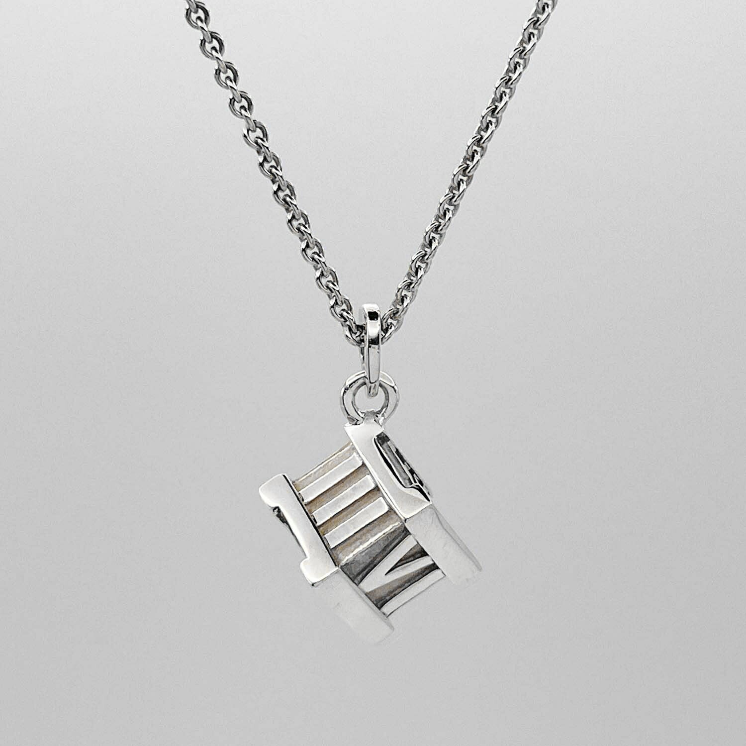 新品仕上済 Tiffany&Co. ティファニー アトラス キューブ ネックレス SV925