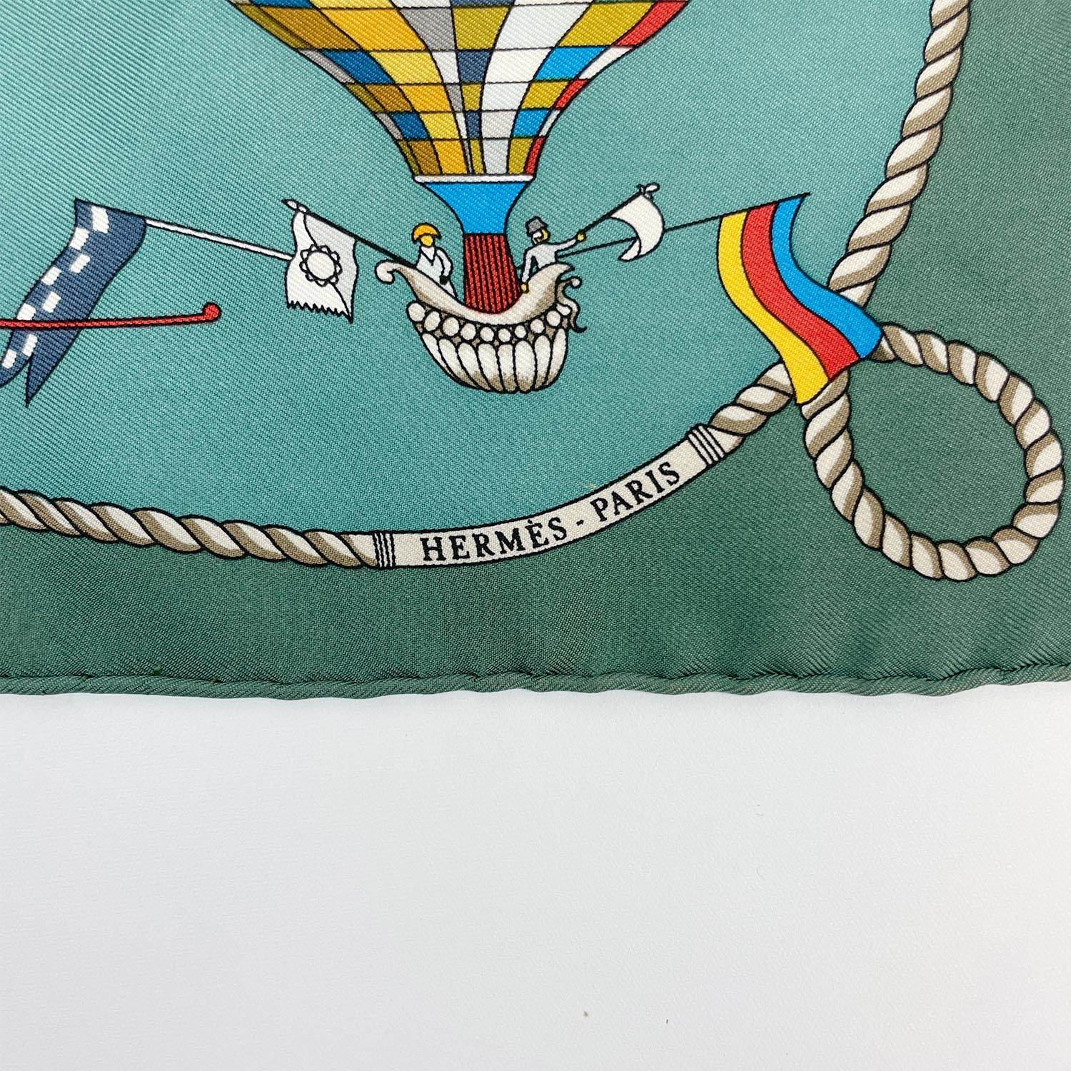 HERMES エルメス プチ・カレ43 LES FOLIES DU CIEL 大空の狂気 スカーフ