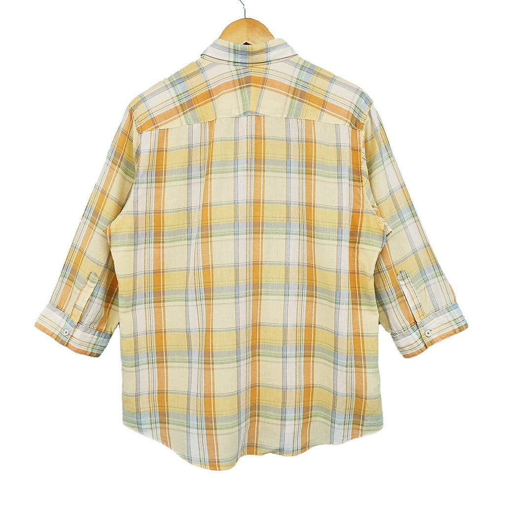 BURBERRY BLACK LABEL バーバリーブラックレーベル 七分袖 シャツ 3 メンズ