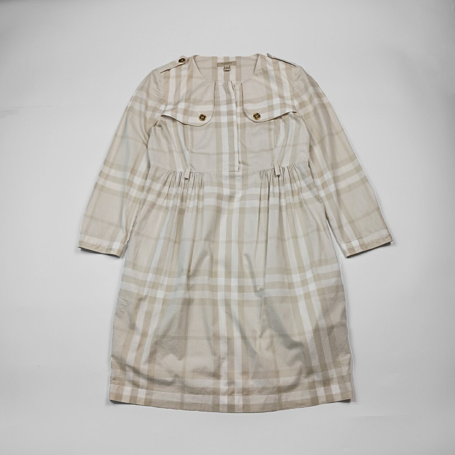 BURBERRY LONDON バーバリーロンドン ワンピース ベージュ 40 S
