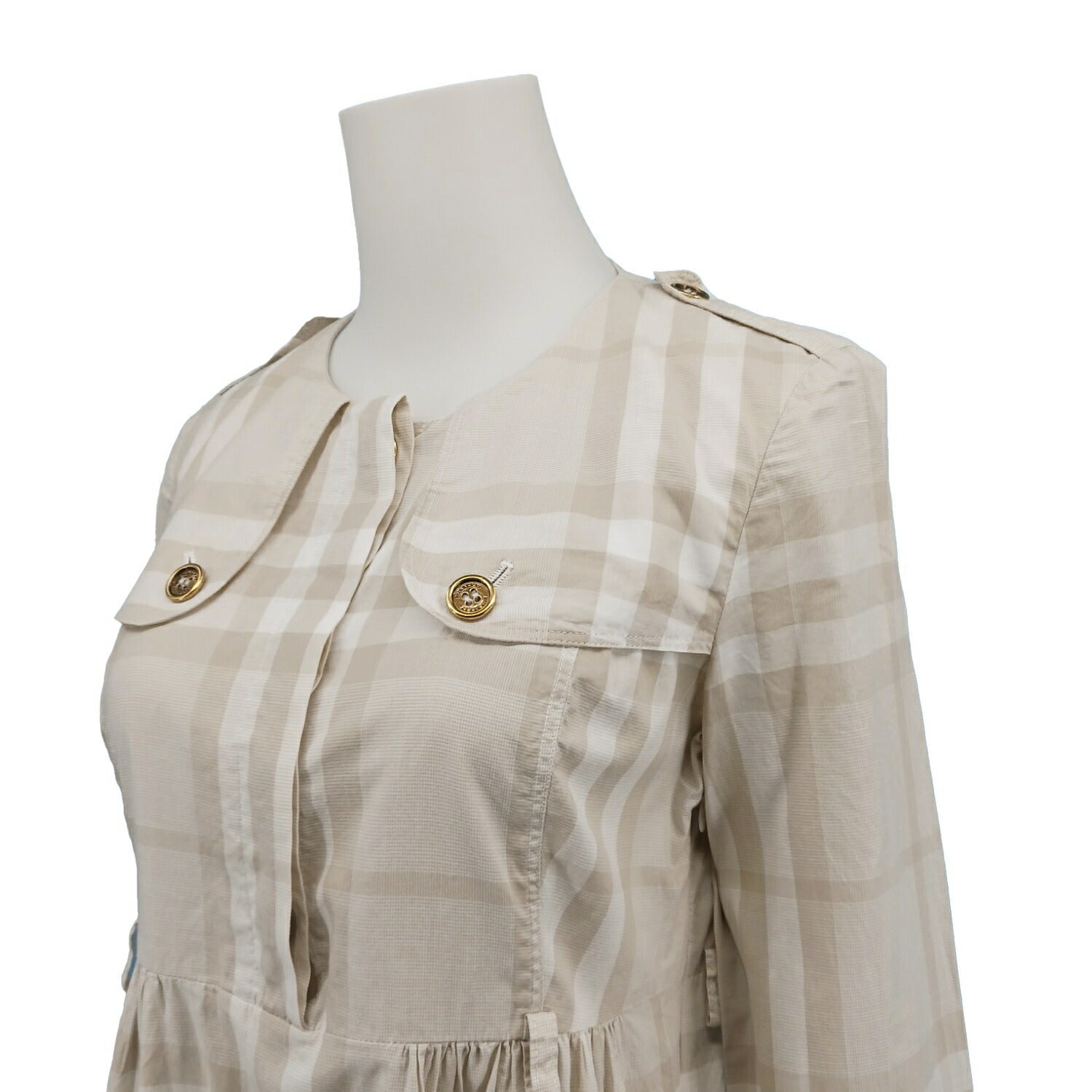 BURBERRY LONDON バーバリーロンドン ワンピース ベージュ 40 S