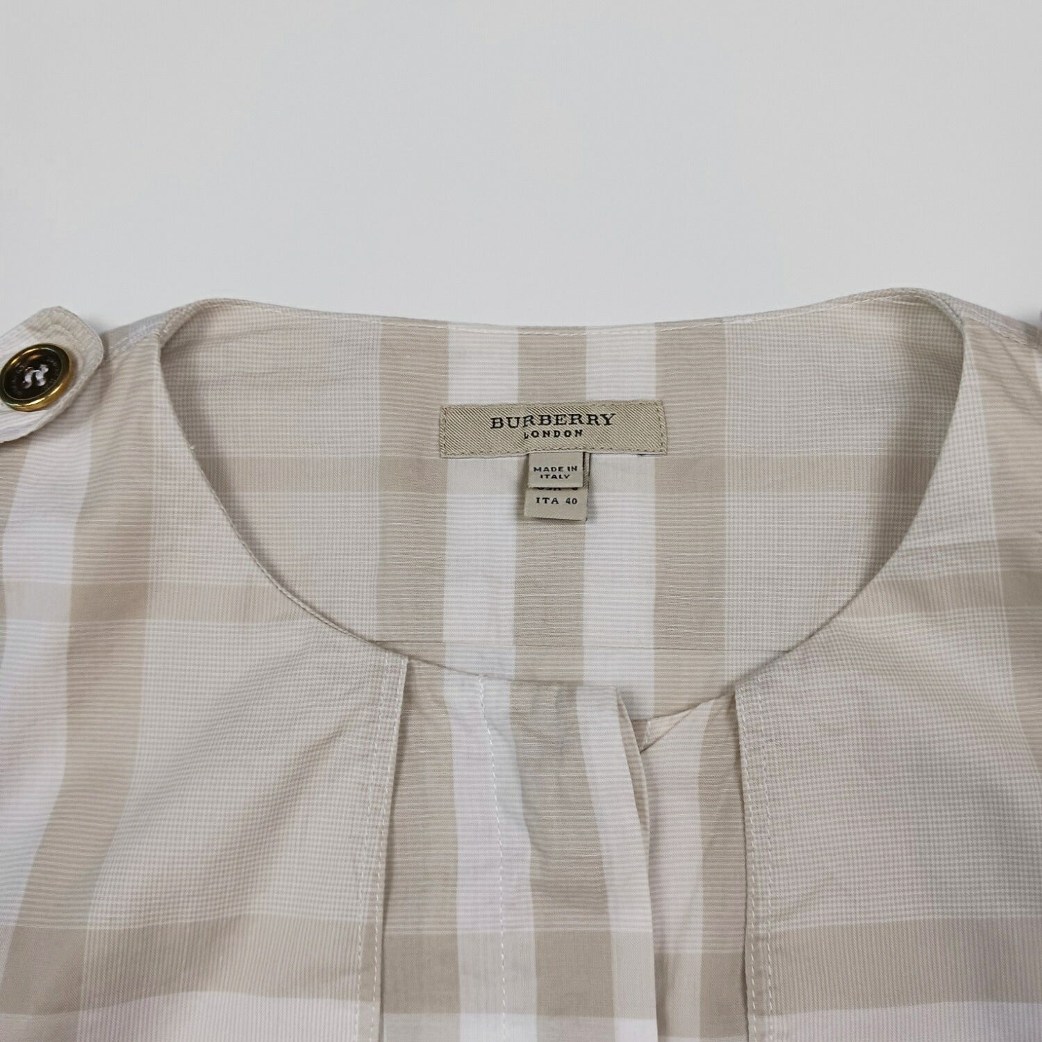 BURBERRY LONDON バーバリーロンドン ワンピース ベージュ 40 S