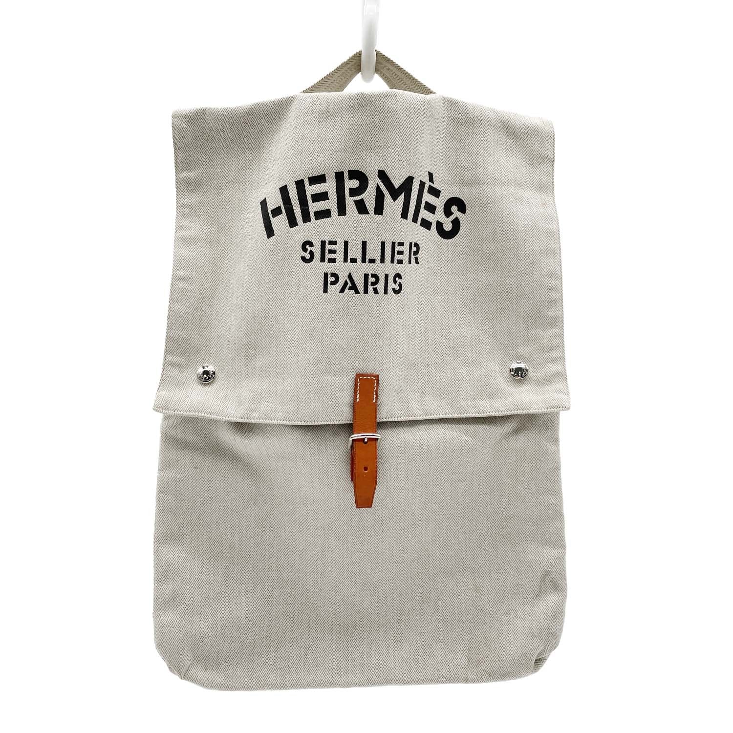 HERMES エルメス バギーバゲッジ ハンドバッグ キャンバス