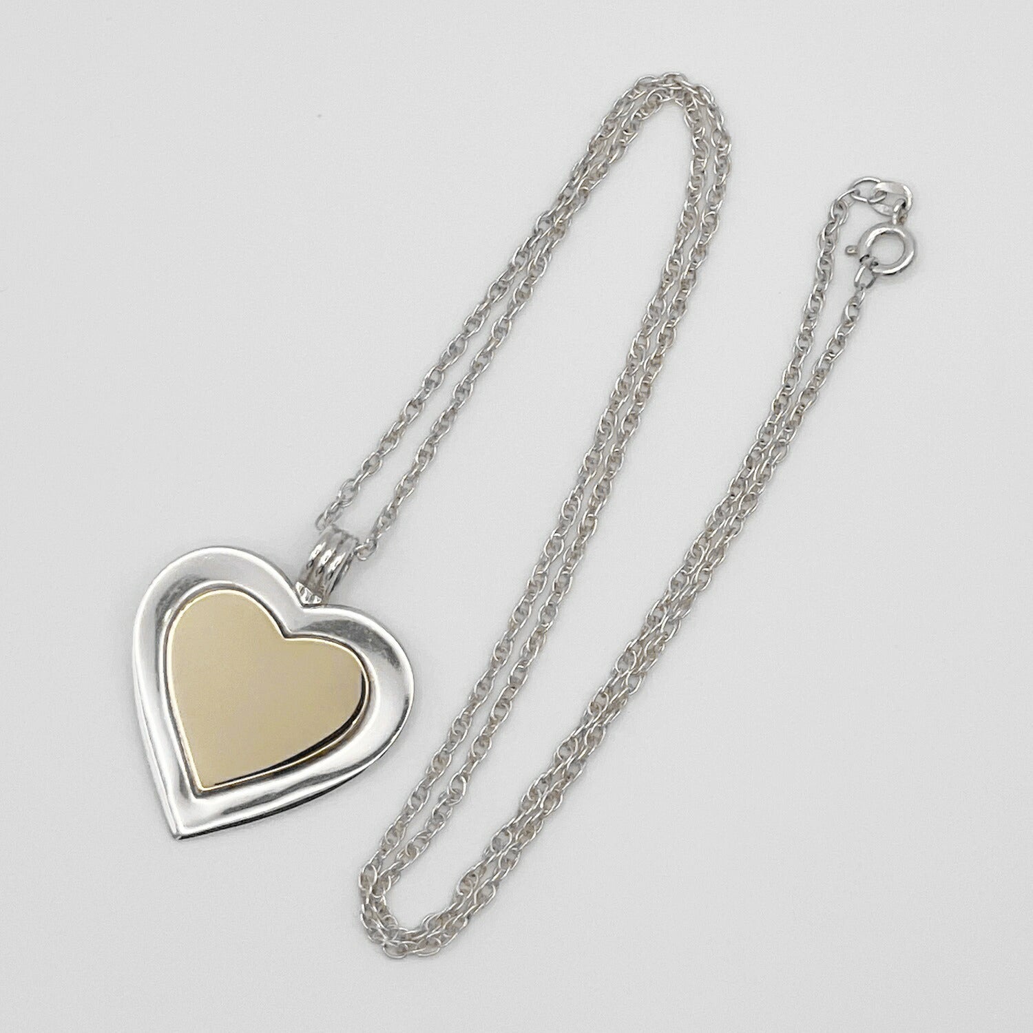 Tiffany&Co. ティファニー ハート ネックレス 18KT STERLING