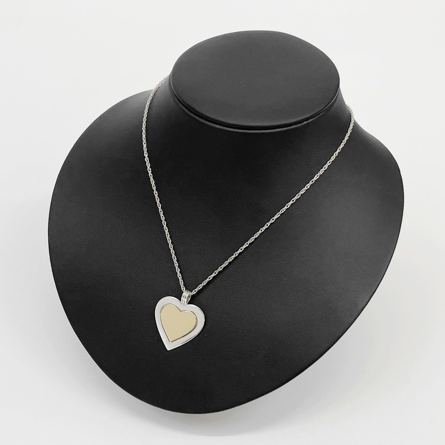 Tiffany&Co. ティファニー ハート ネックレス 18KT STERLING