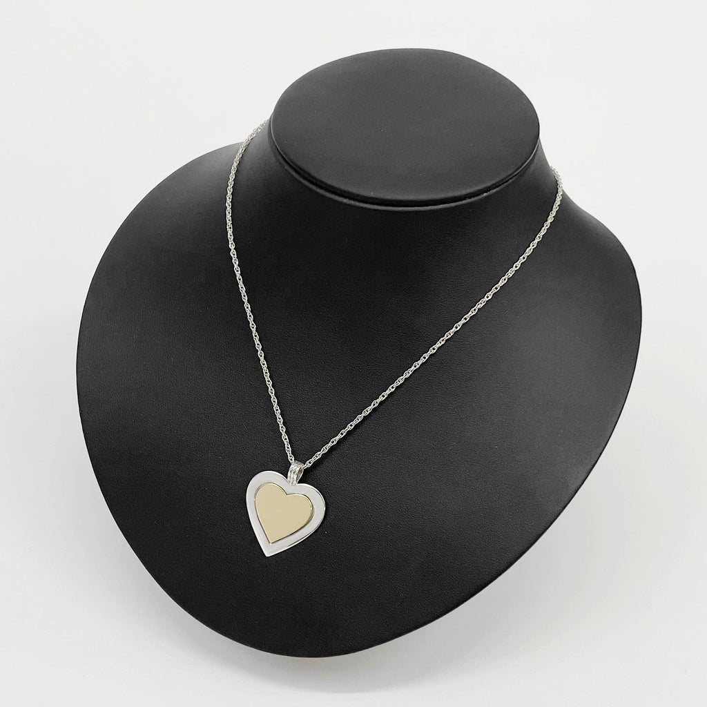 Tiffany&Co. ティファニー ハート ネックレス 18KT STERLING