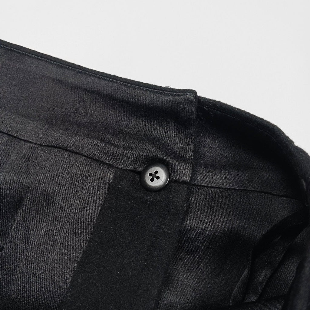 CHANEL シャネル ラップスカート カシミヤ100％ ブラック 36