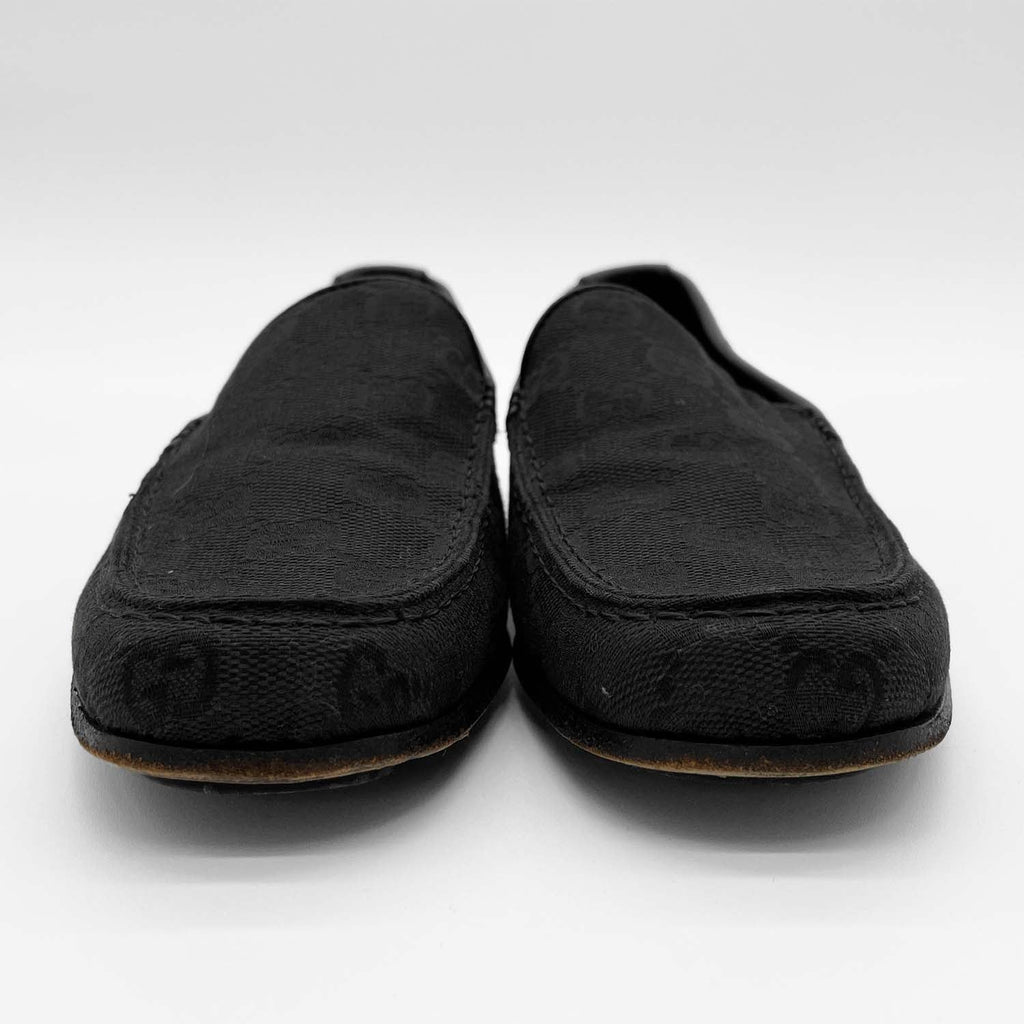 GUCCI グッチ GGキャンバス ドライビングシューズ ブラック 35 1/2 22.5cm