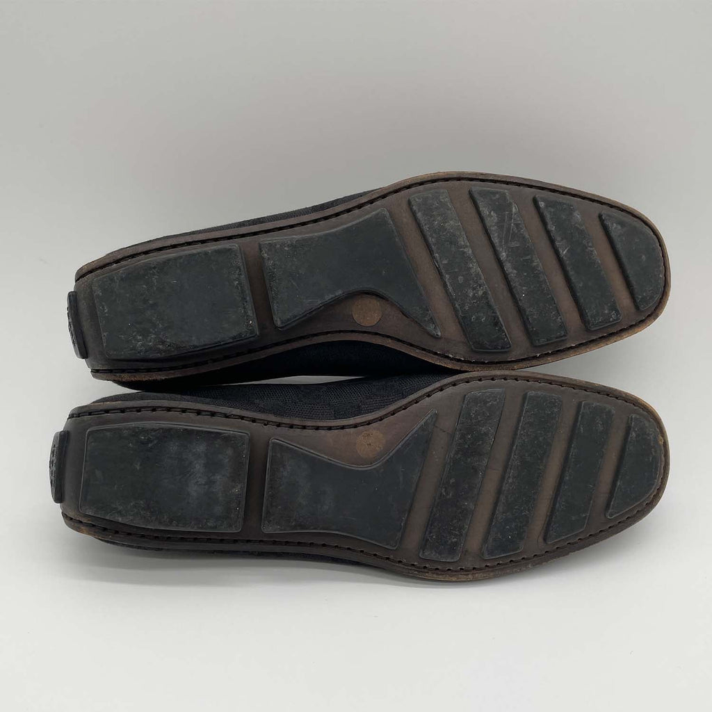 GUCCI グッチ GGキャンバス ドライビングシューズ ブラック 35 1/2 22.5cm