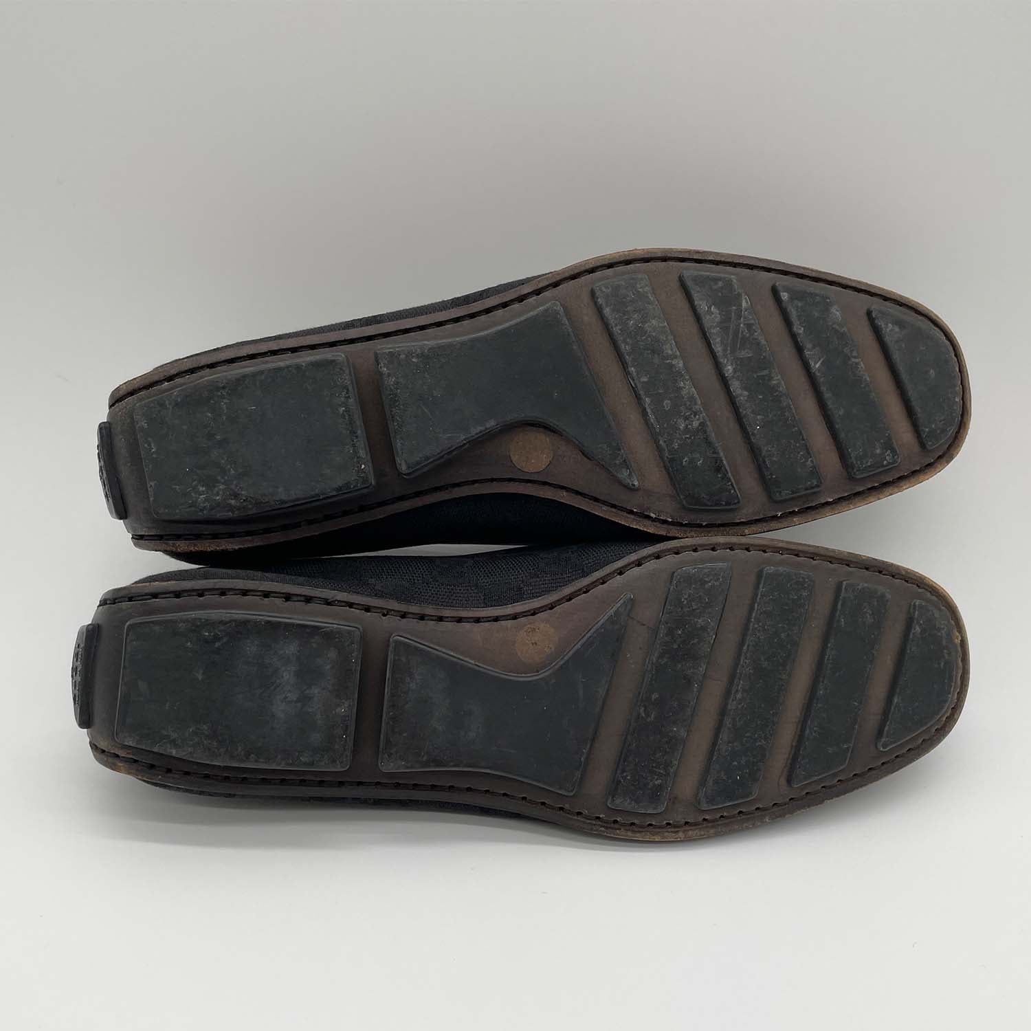 GUCCI グッチ GGキャンバス ドライビングシューズ ブラック 35 1/2 22.5cm