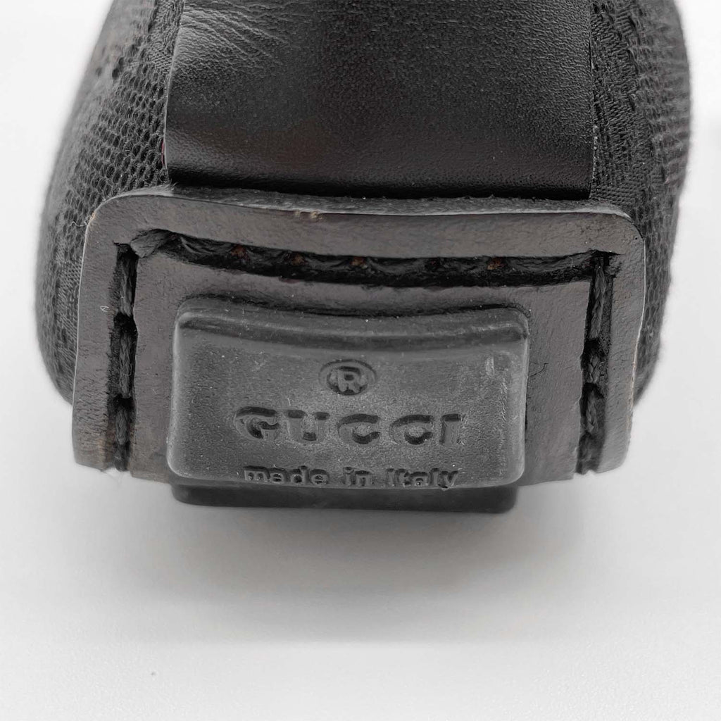 GUCCI グッチ GGキャンバス ドライビングシューズ ブラック 35 1/2 22.5cm