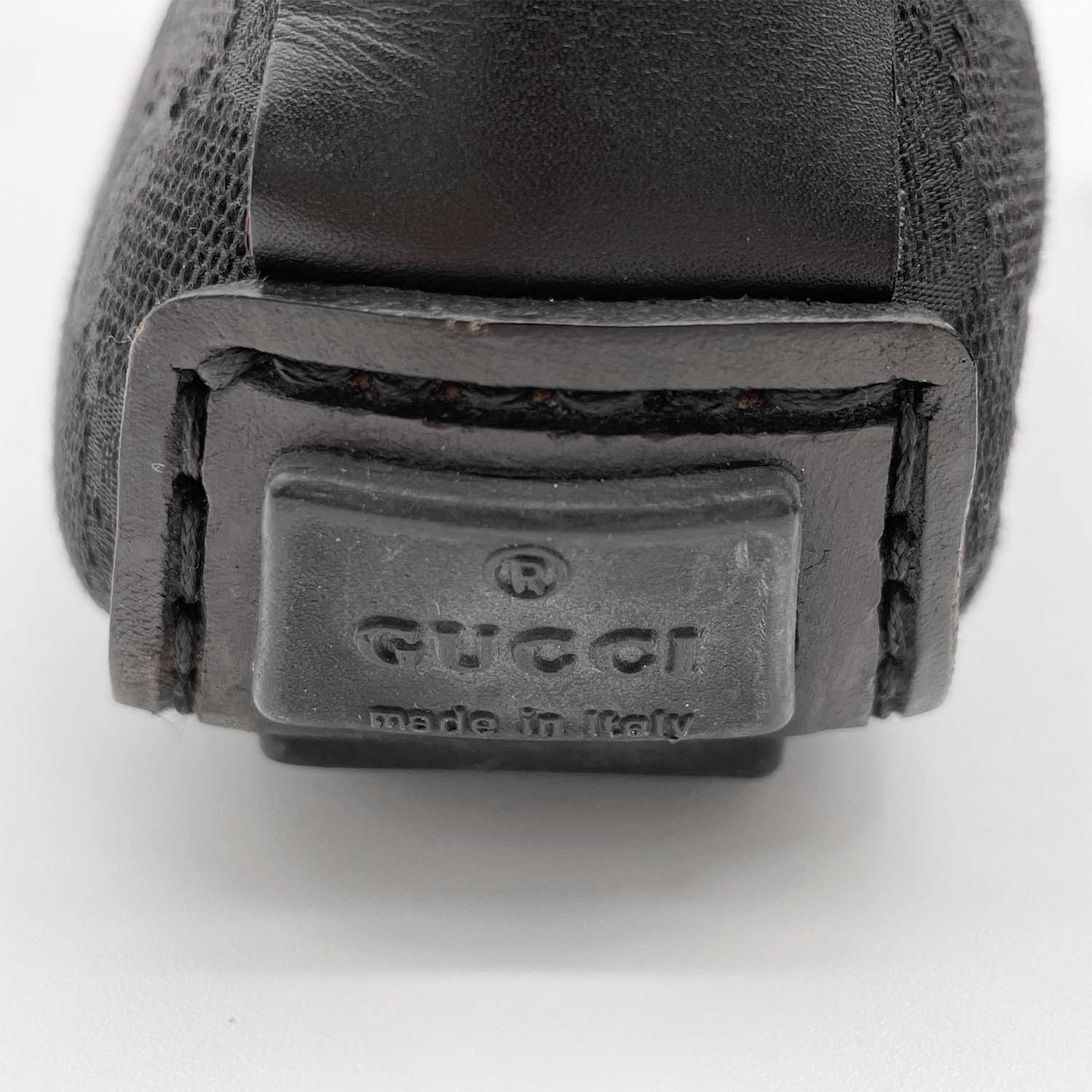 GUCCI グッチ GGキャンバス ドライビングシューズ ブラック 35 1/2 22.5cm