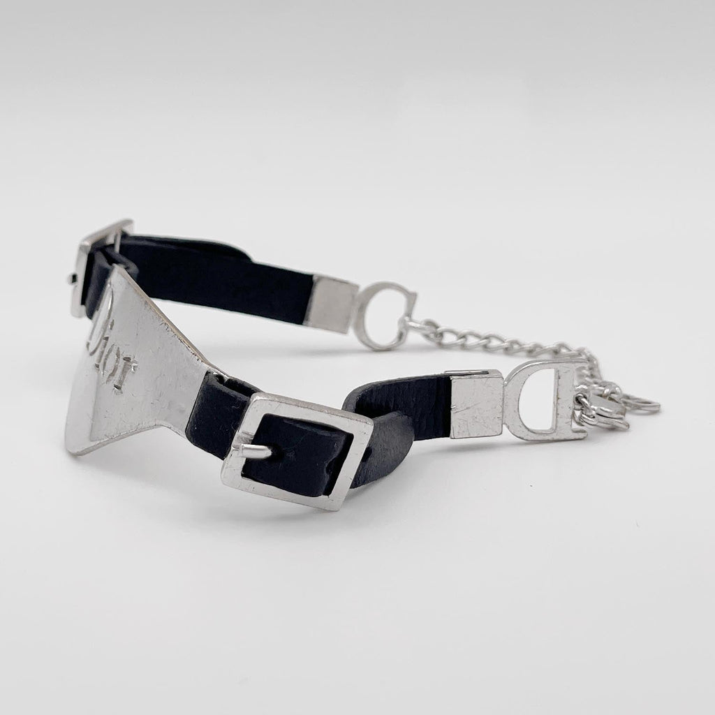Dior ディオール ブレスレット ロゴ レザー