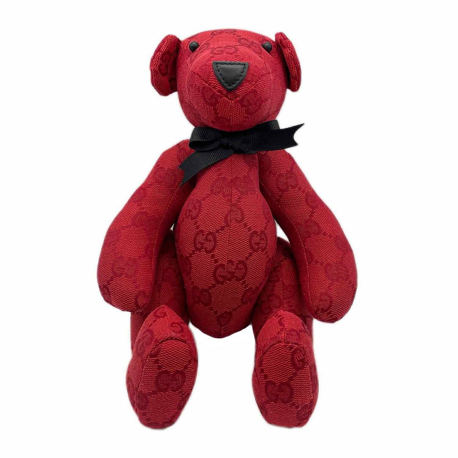 GUCCI グッチ テディベア GG ぬいぐるみ 置き物 キャンバス