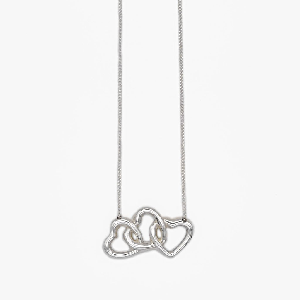 Tiffany&Co. ティファニー トリプルハート ネックレス SV925 新品仕上済