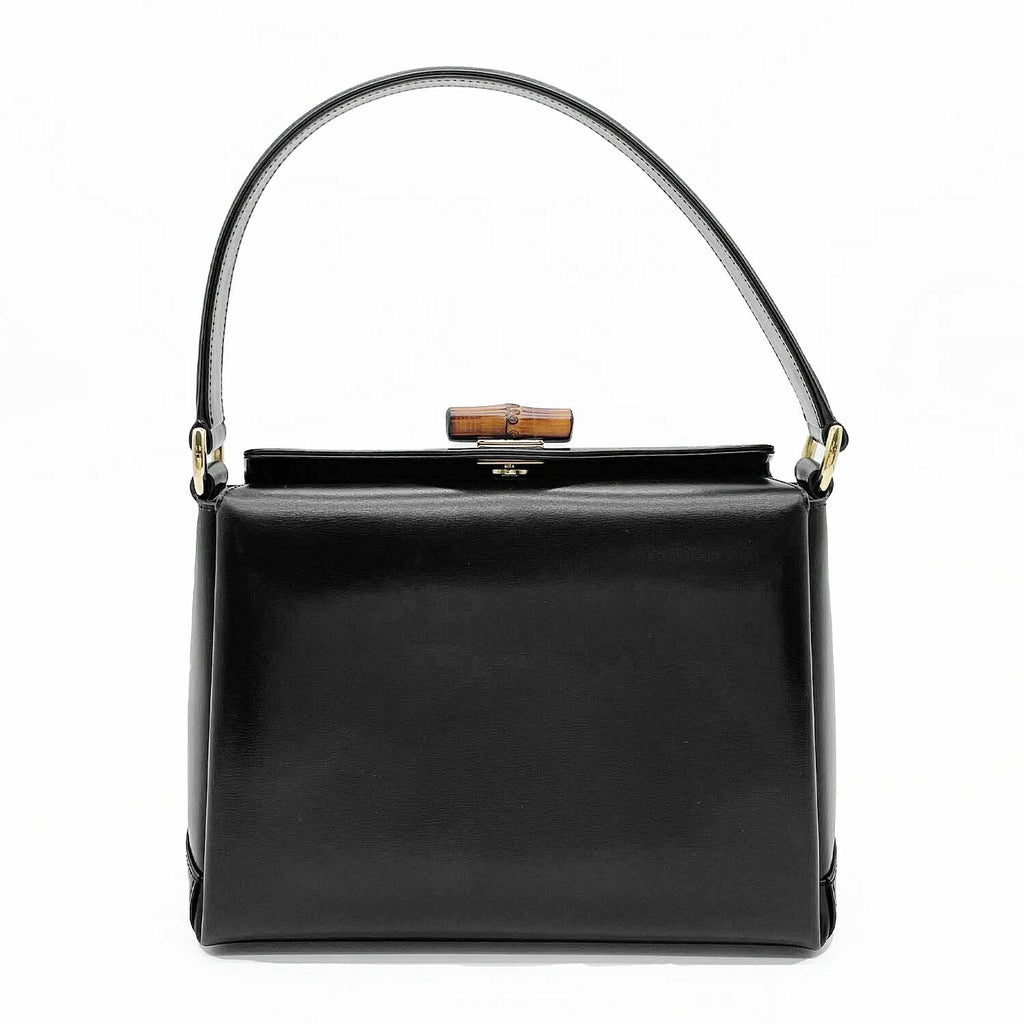 GUCCI グッチ バンブー ターンロック ハンドバッグ オールド ヴィンテージ