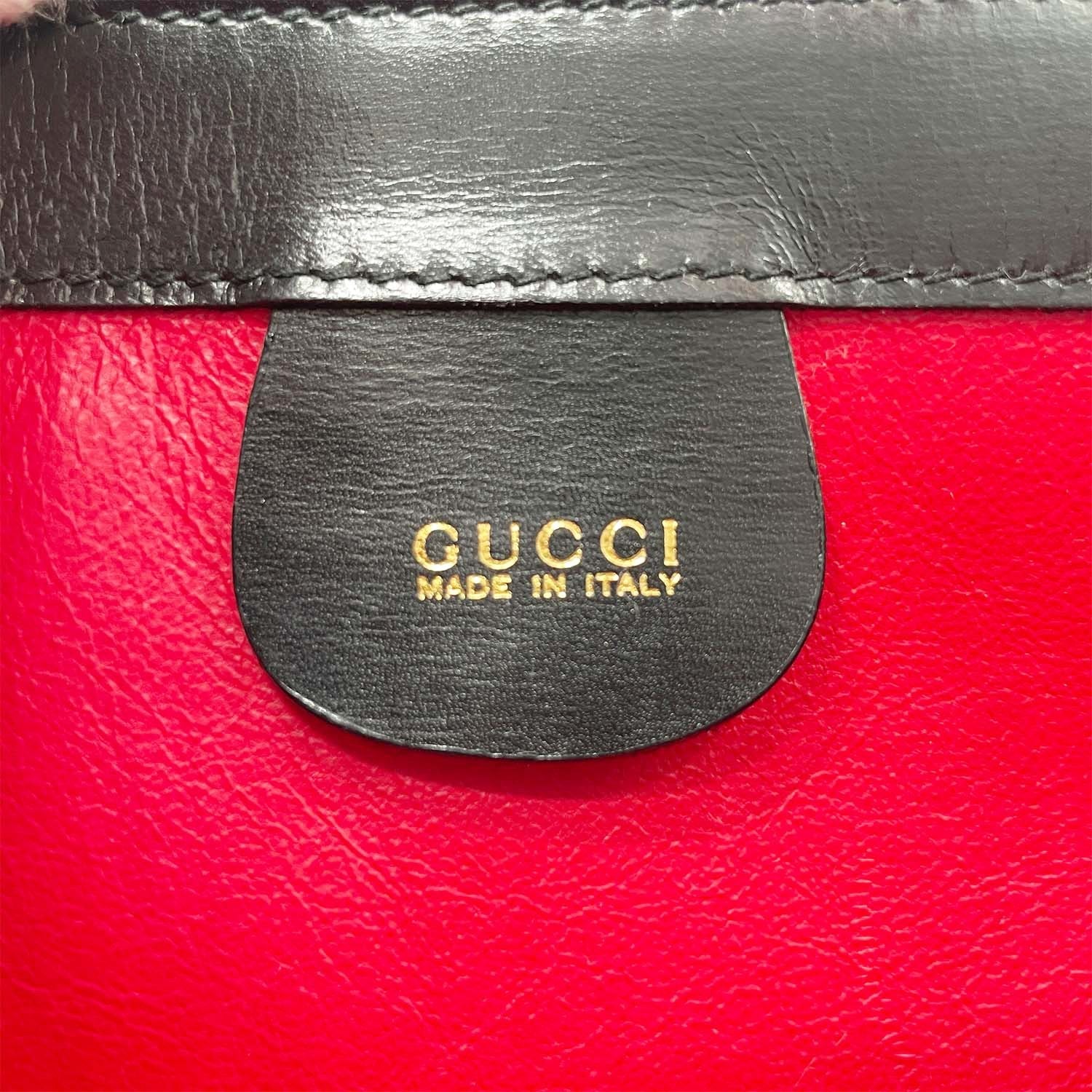 GUCCI グッチ バンブー ターンロック ハンドバッグ オールド ヴィンテージ
