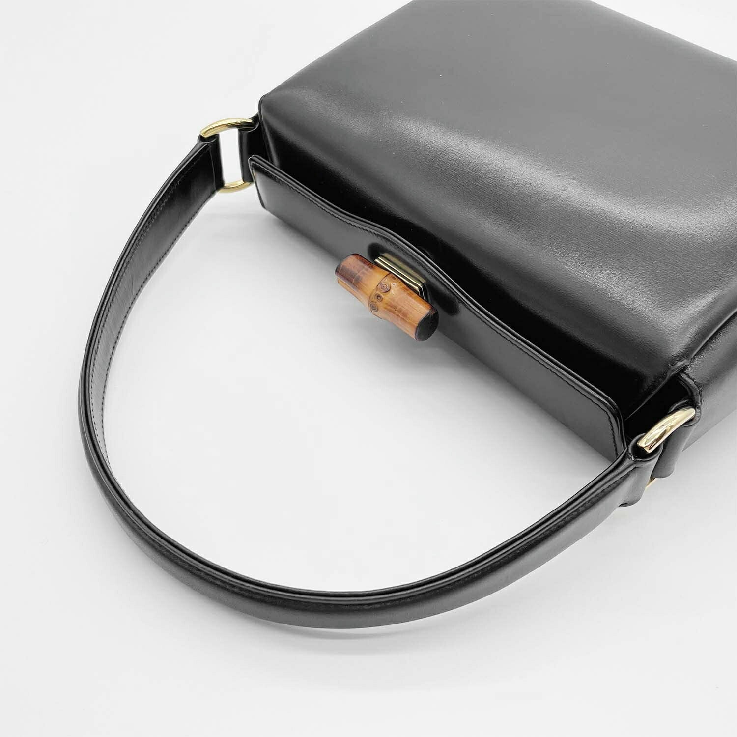 GUCCI グッチ バンブー ターンロック ハンドバッグ オールド ヴィンテージ