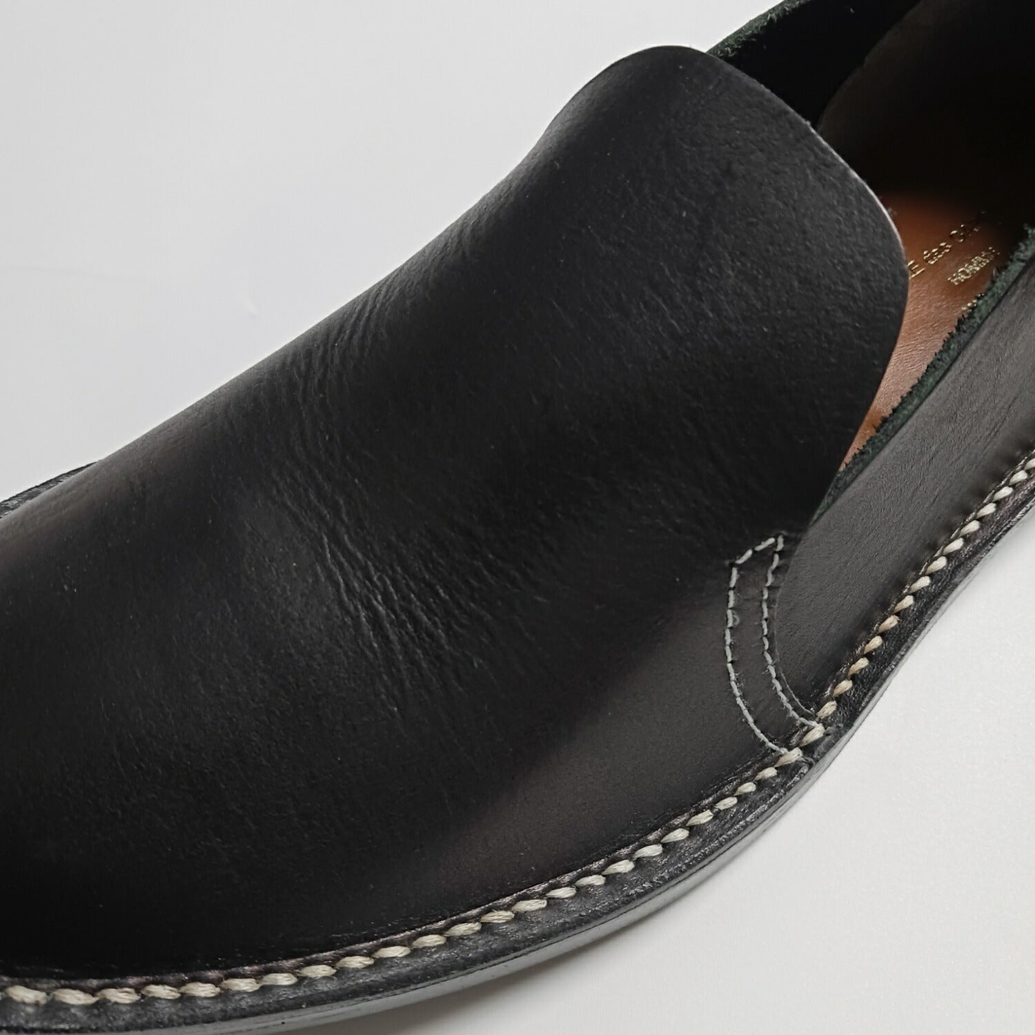 COMME des GARCONS オム レザー スリッポン フラットシューズ 26cm