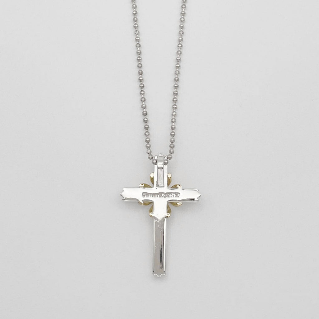 Tiffany&Co. ティファニー シグネチャークロス ネックレス 社外チェーン 925 新品仕上済