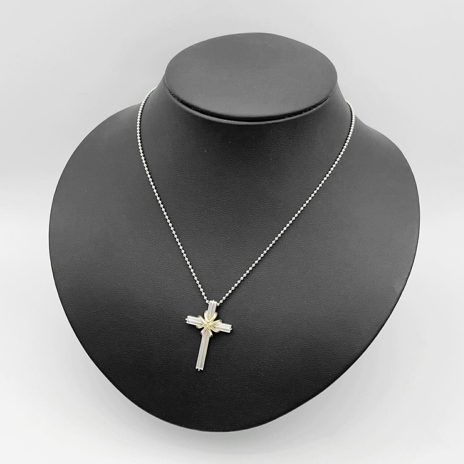 Tiffany&Co. ティファニー シグネチャークロス ネックレス 社外チェーン 925 新品仕上済