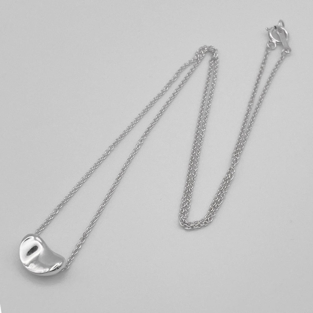 美品 Tiffany&Co. ティファニー ミニ ビーンズ ネックレス SV925 エルサ・ペレッティ