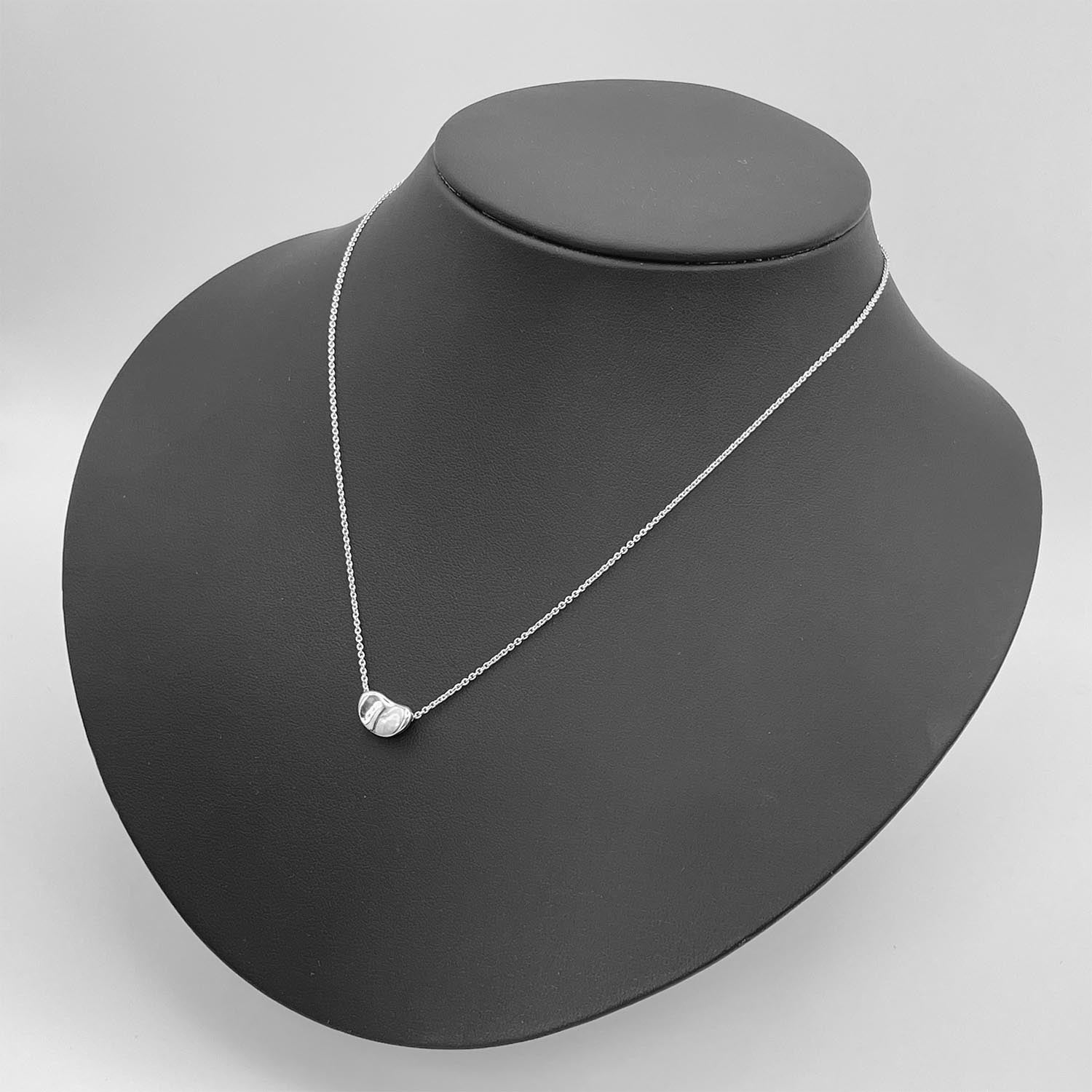 美品 Tiffany&Co. ティファニー ミニ ビーンズ ネックレス SV925 エルサ・ペレッティ
