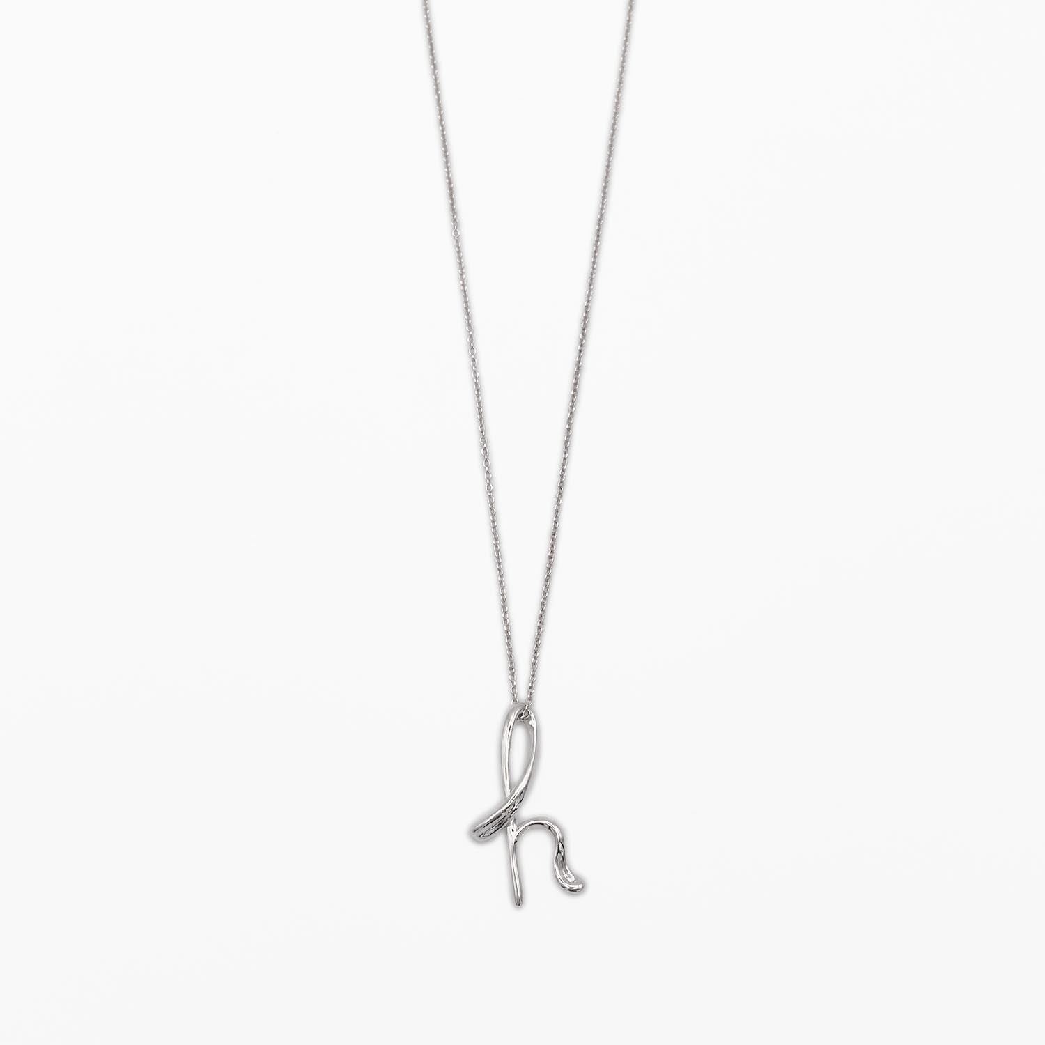 Tiffany&Co. ティファニー レターｈ ネックレス ペンダント SV925 新品仕上済