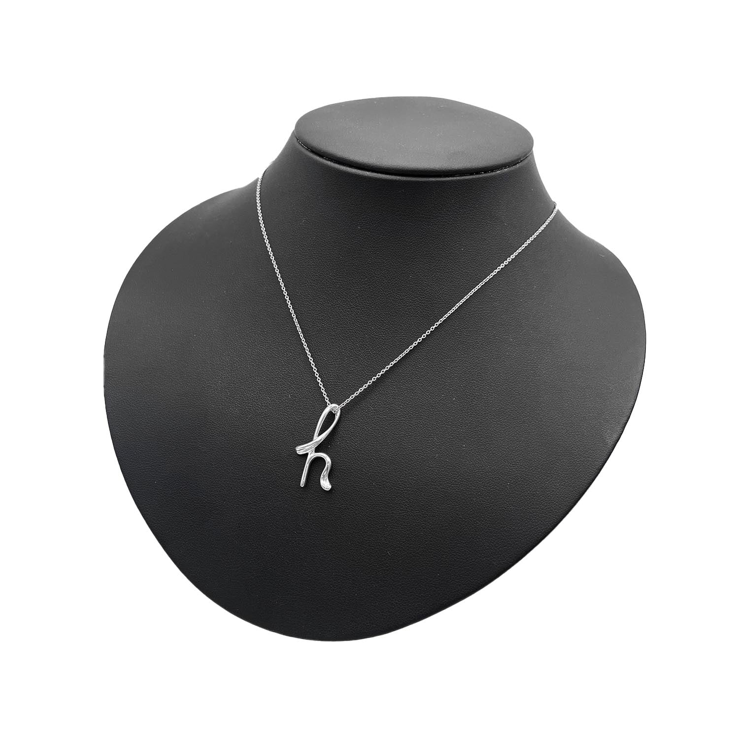 Tiffany&Co. ティファニー レターｈ ネックレス ペンダント SV925 新品仕上済