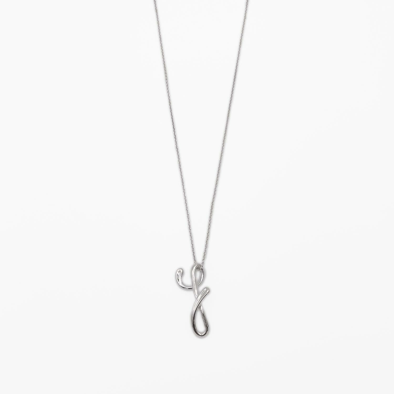 Tiffany&Co. ティファニー エルサペレッティ レターY ネックレス 925 新品仕上済