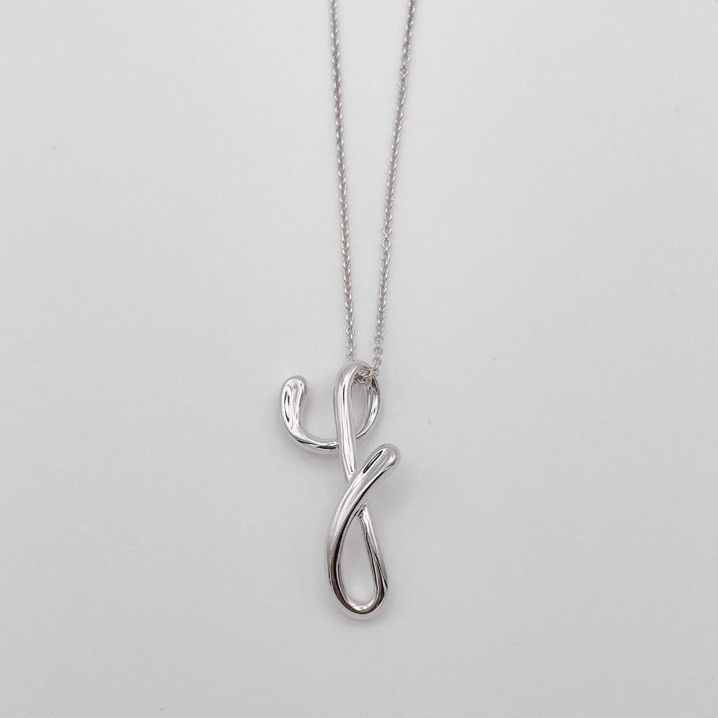Tiffany&Co. ティファニー エルサペレッティ レターY ネックレス 925 新品仕上済