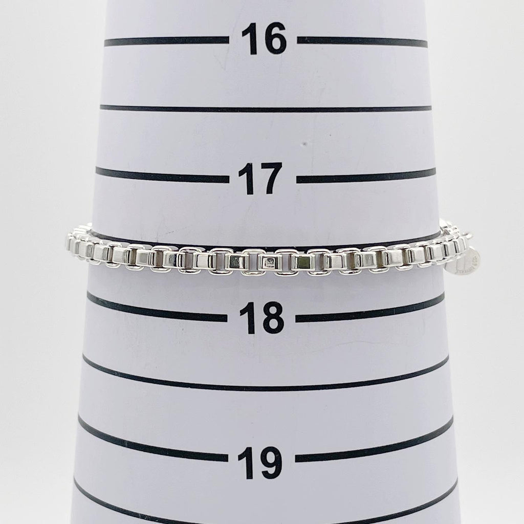 Tiffany&Co. ティファニー 17.5cm ベネチアン ブレスレット 925 新品仕上済