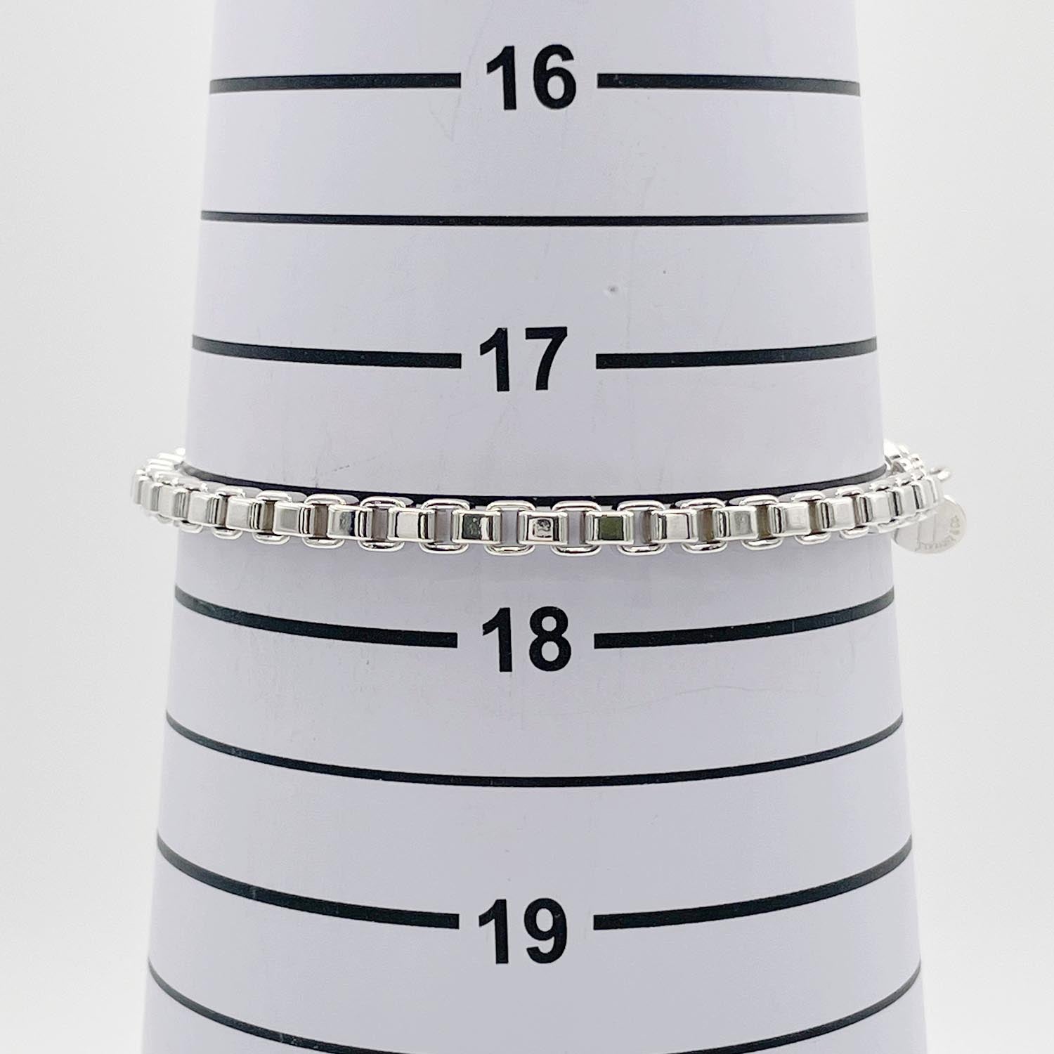 Tiffany&Co. ティファニー 17.5cm ベネチアン ブレスレット 925 新品仕上済