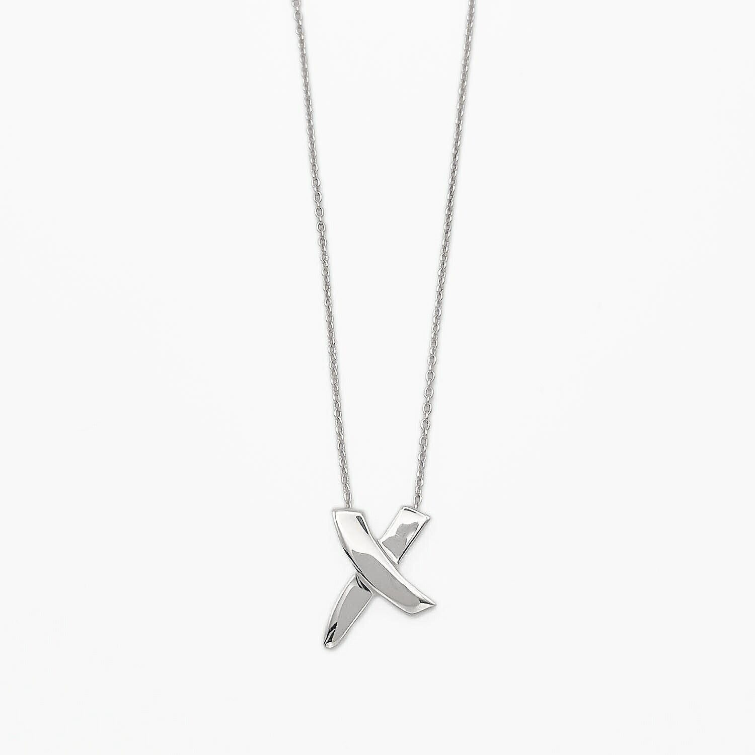 Tiffany&Co. ティファニー キス ネックレス SV925 新品仕上済