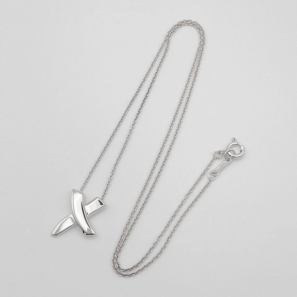 Tiffany&Co. ティファニー キス ネックレス SV925 新品仕上済
