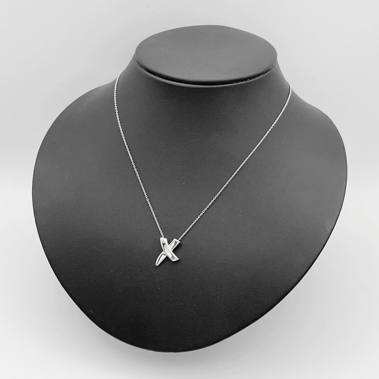 Tiffany&Co. ティファニー キス ネックレス SV925 新品仕上済