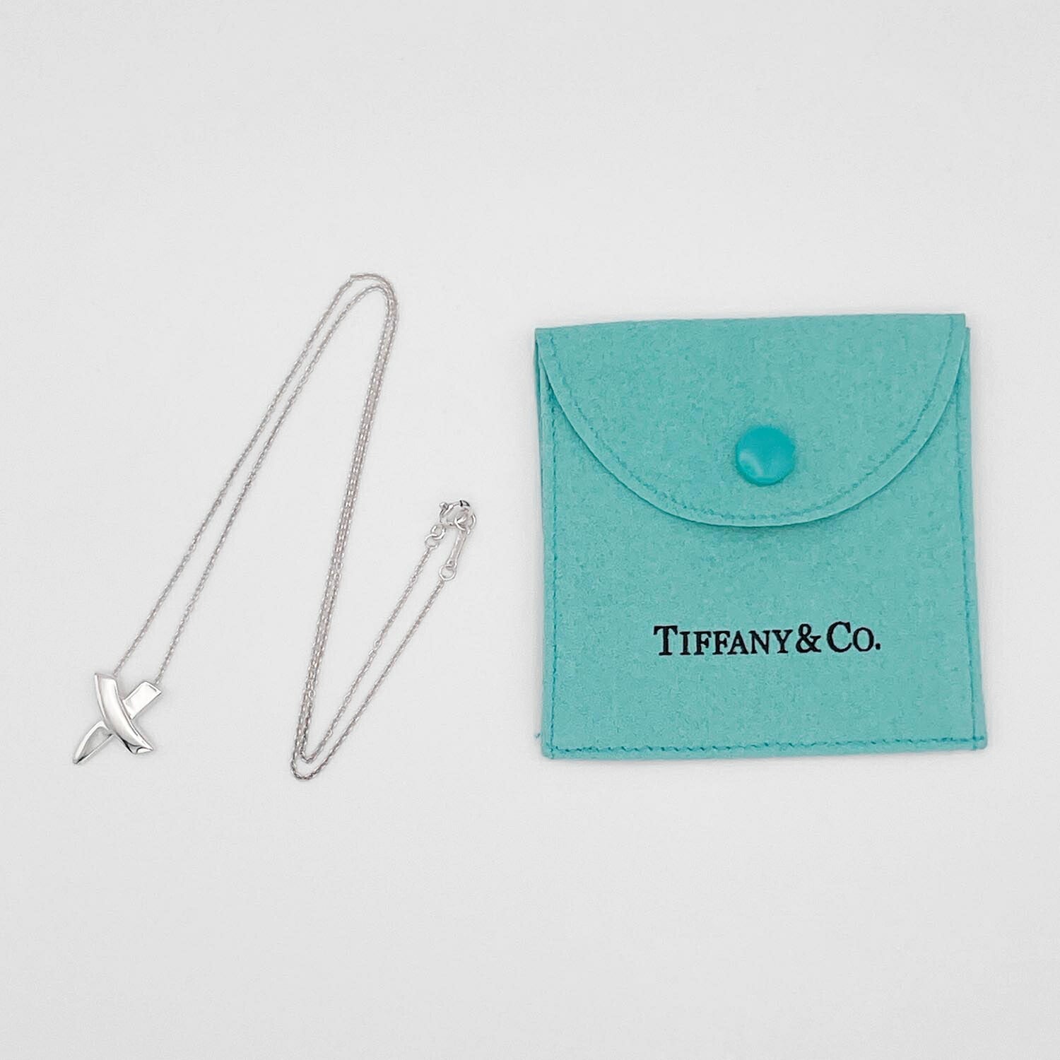 Tiffany&Co. ティファニー キス ネックレス SV925 新品仕上済