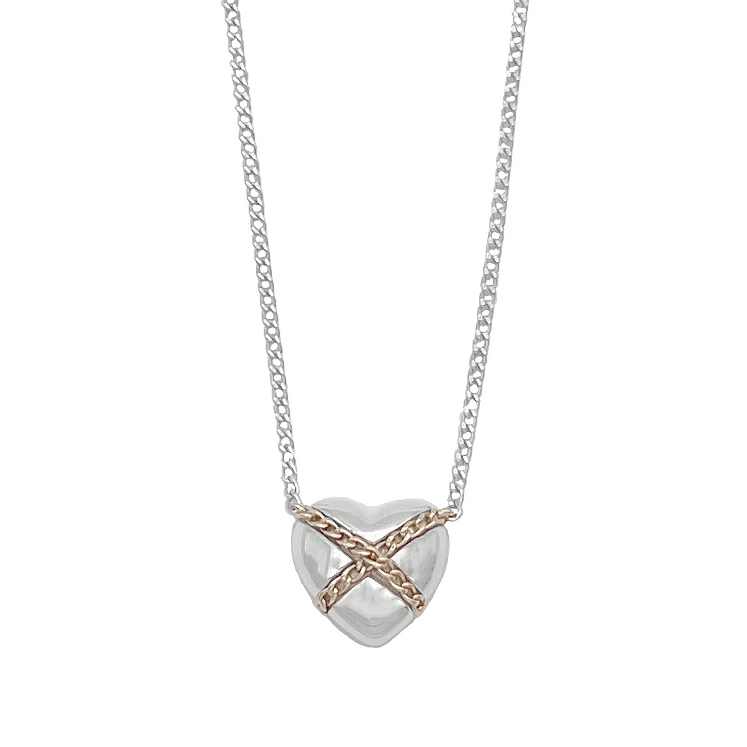 Tiffany&Co. ティファニー クロスハート ネックレス 925 750 新品仕上済