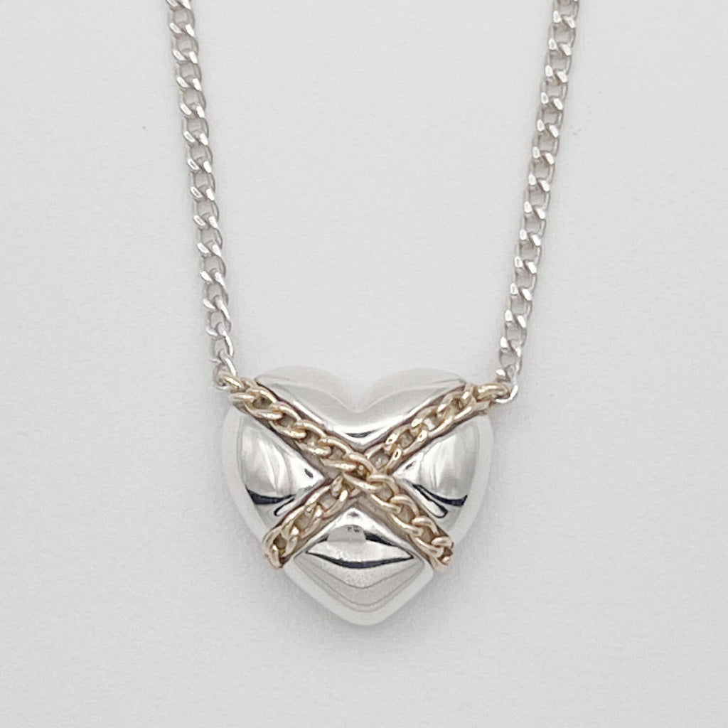 Tiffany&Co. ティファニー クロスハート ネックレス 925 750 新品仕上済