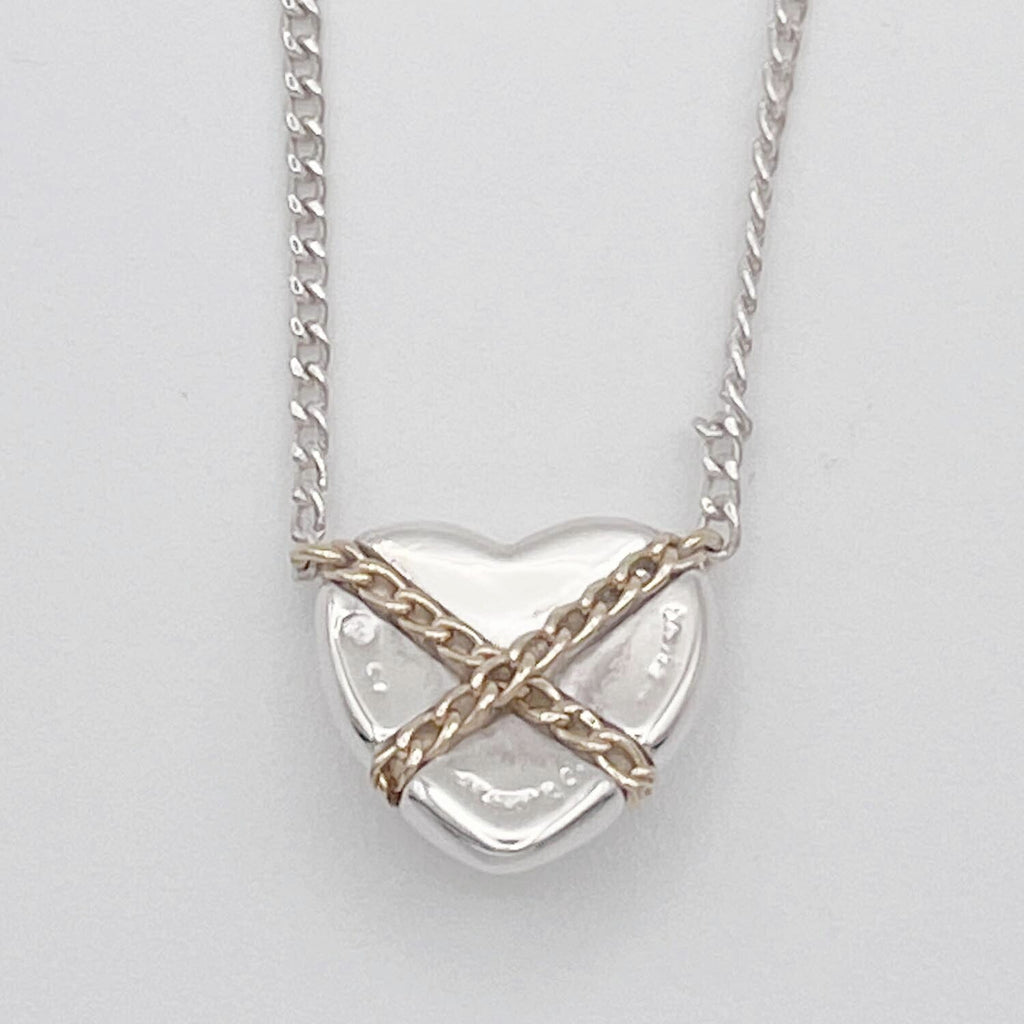 Tiffany&Co. ティファニー クロスハート ネックレス 925 750 新品仕上済